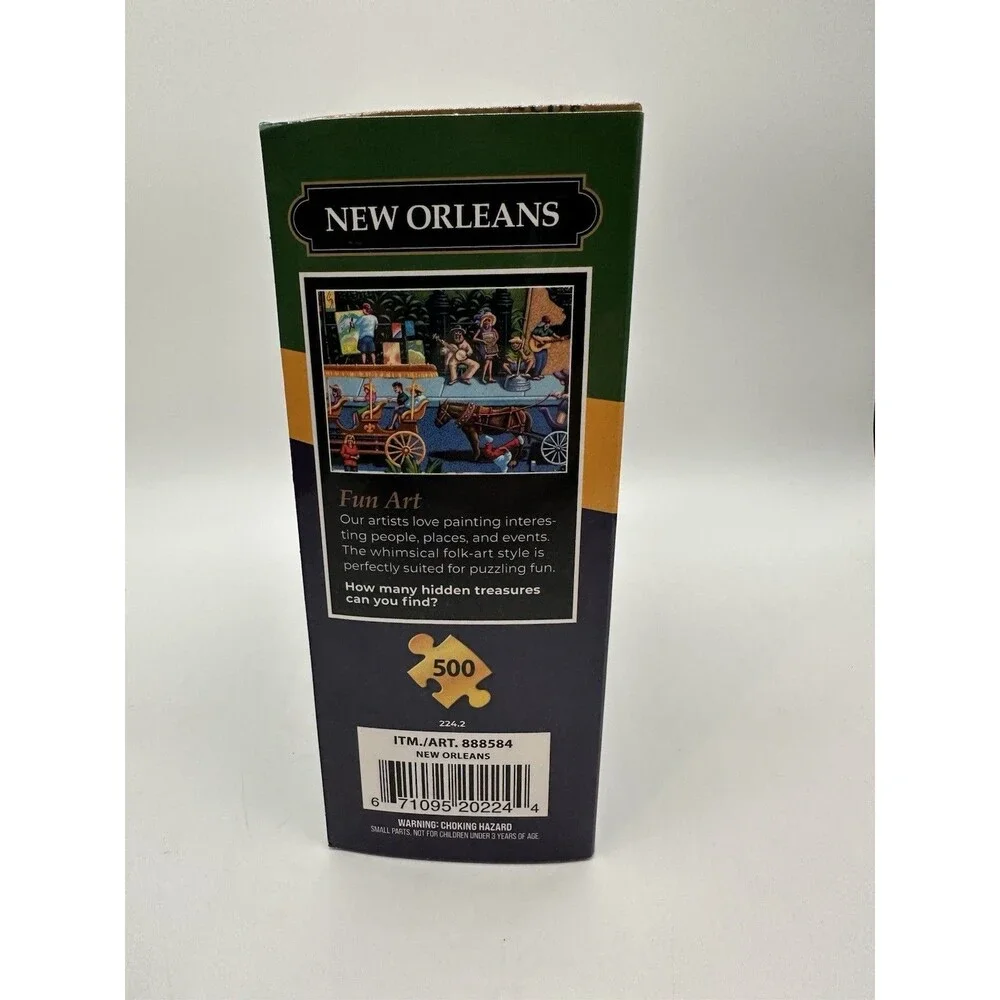 2022 Dowdle NEW ORLEANS Jigsaw Puzzle 500pc New Pieces Sealed 16x20 Made USA